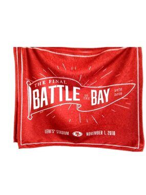 San Francisco 49ers Final Battle Of The BAY Rally Towel -Set of 2 - Nov. 1, 2018